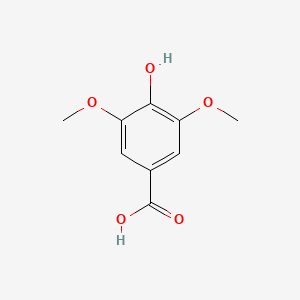 Chemical structure of syringic acid