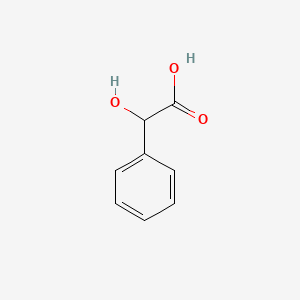 Chemical structure of mandelic acid