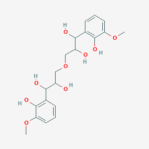 Chemical structure of guaiacolglyceryl ether