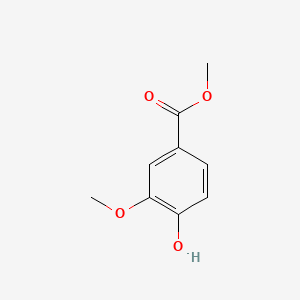 Chemical structure of methyl-vanillate