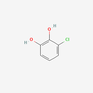 Chemical structure of 3-chlorocatechol