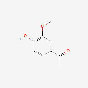 Chemical structure of acetovanillone