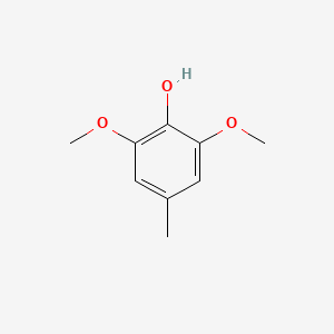 Chemical structure of 4-methyl-2,6-dimethoxyphenol