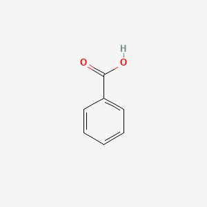 Chemical structure of benzoic acid