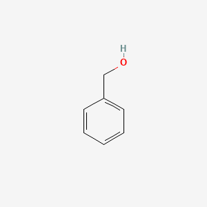 Chemical structure of benzyl alcohol