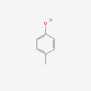 Chemical structure of 4-cresol