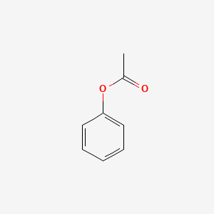 Chemical structure of phenylacetic acid