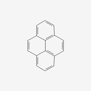 Chemical structure of pyrene