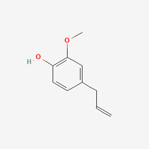 Chemical structure of eugenol