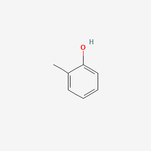 Chemical structure of o-cresol