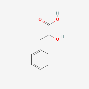 Chemical structure of l-3-phenyllactic acid