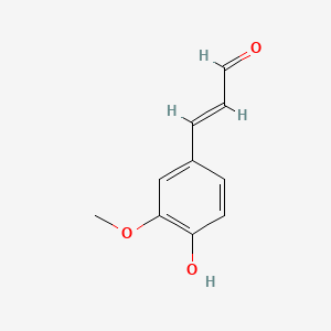Chemical structure of coniferyl aldehyde