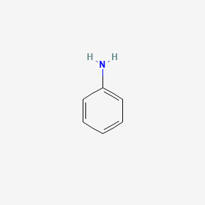Chemical structure of aniline