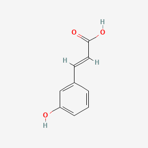 Chemical structure of m-coumaric acid