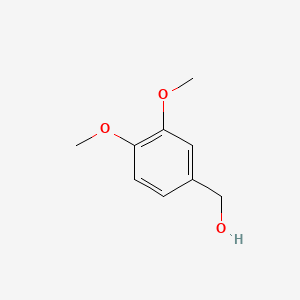 Chemical structure of veratryl alcohol