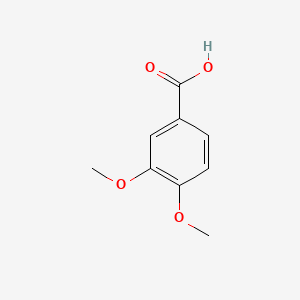 Chemical structure of veratric acid