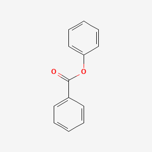 Chemical structure of phenyl benzoate