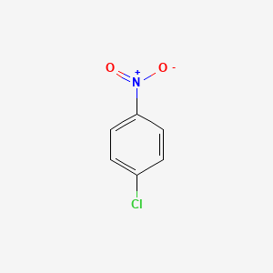 Chemical structure of 4-chloronitrobenzene