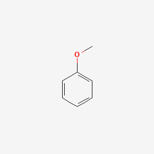 Chemical structure of anisole