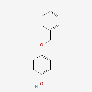 Chemical structure of p-benzyloxyphenol
