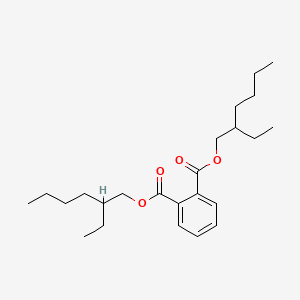Chemical structure of di(2-ethylhexyl)phthalate (dehp)