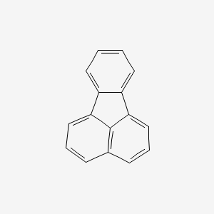 Chemical structure of fluoranthene