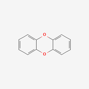 Chemical structure of dibenzo-p-dioxin
