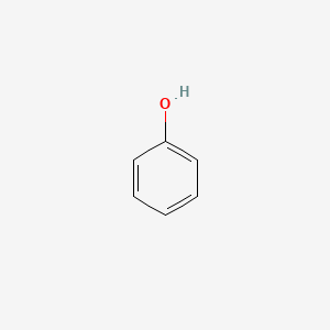 Chemical structure of phenol